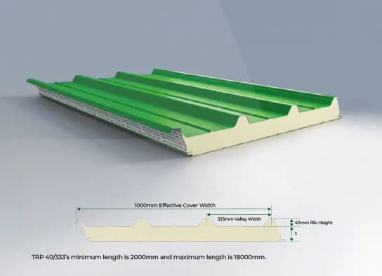 TRP 40/333 | Roof and Wall Panel Solutions in UAE, Africa and Middle East